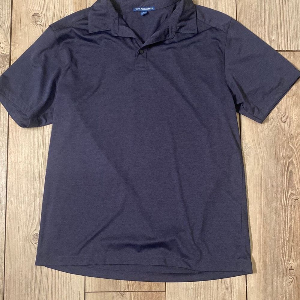 Port Authority Large Polo Navy Blue